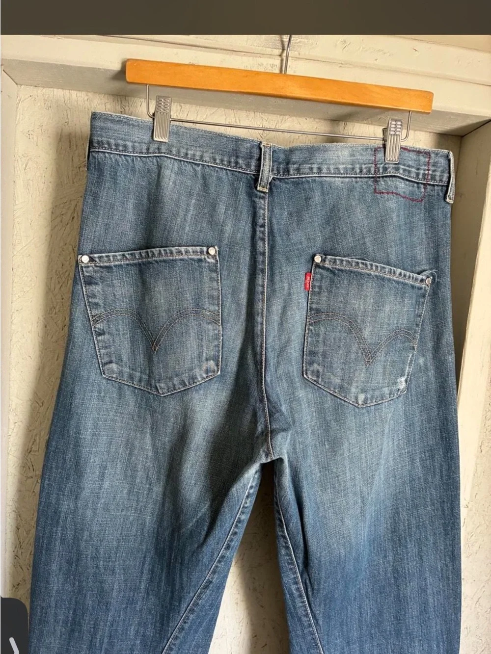 Levi's Faded Blue Relaxed Straight Jeans